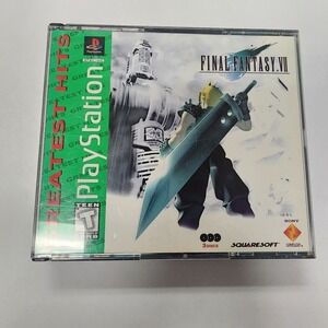 SONY PlayStation PS1 RPG Final Fantasy VII 7 (GREATEST HITS VERSION & COMPLETE)